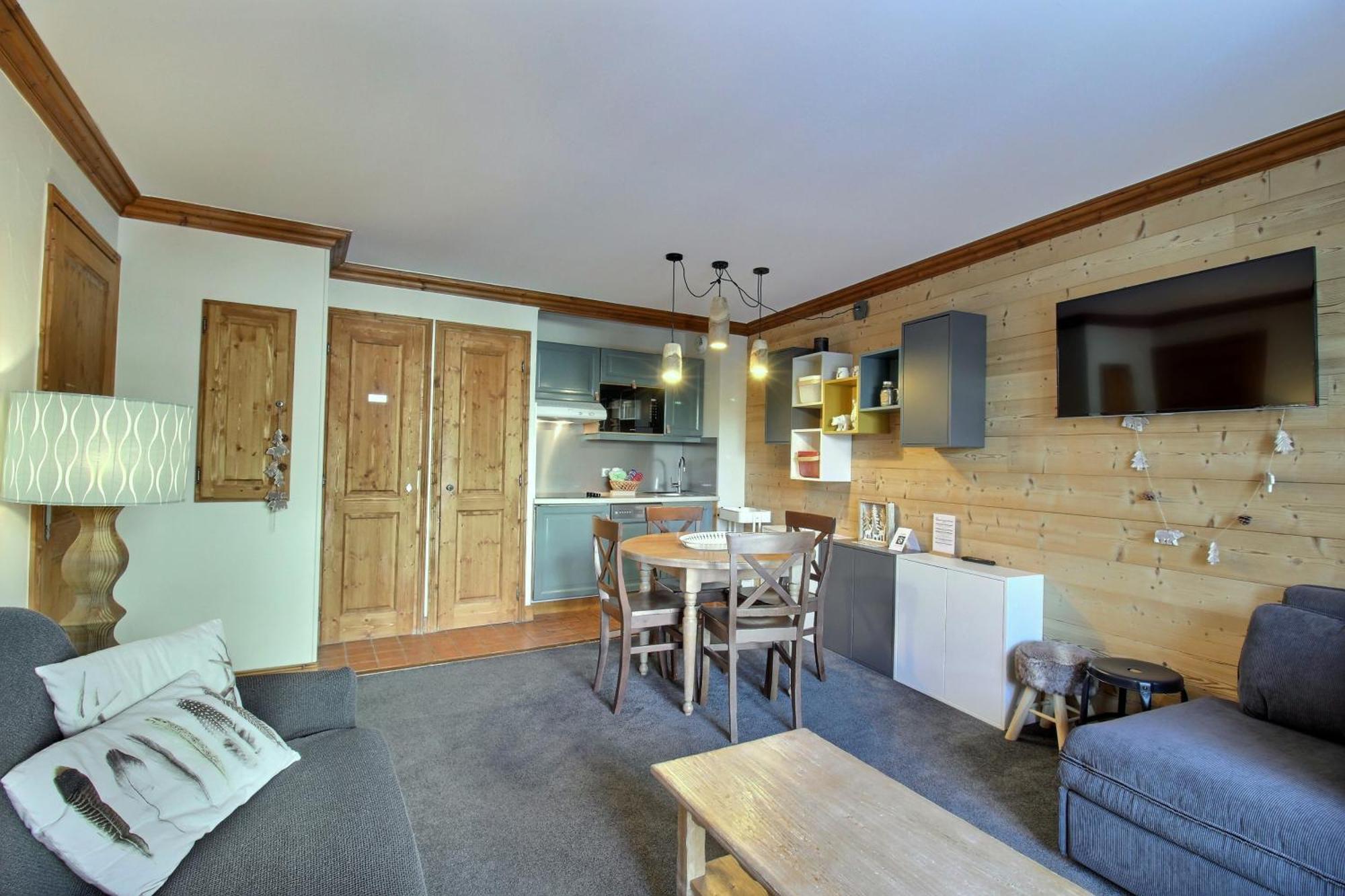 Arc 1950 - Appartement 5 Personnes - Ski Aux Pieds - Sauna, Hammam, Jacuzzi Les Arcs  Exteriér fotografie